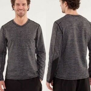 Lululemon Speed Long Sleeve Classic Stripe Shirt XL